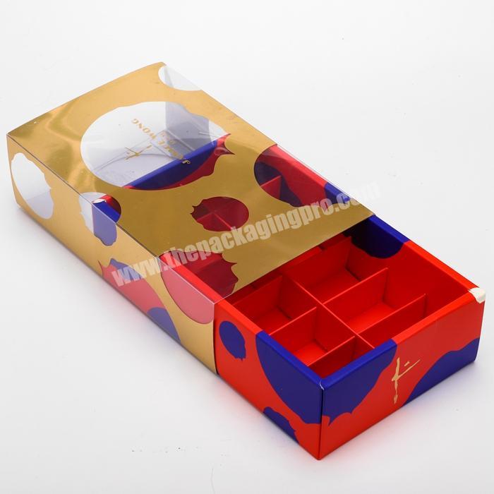 Custom Sliding Packaging Cardboard Box Eco-friendly Paper Type Compartment Box with Inlay
