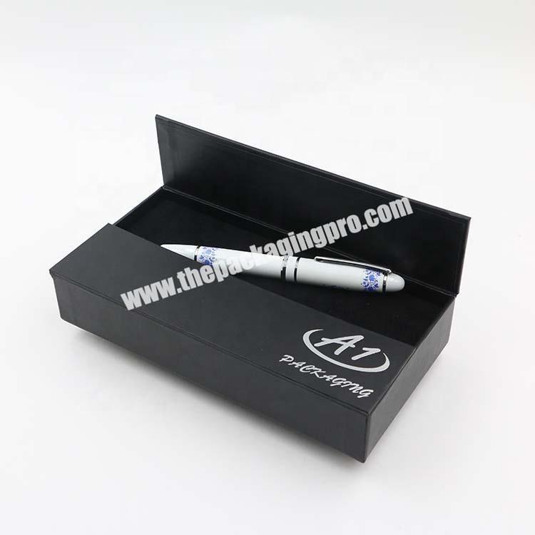 Custom Ballpoint Paper Packaging Pen Gift Box with Stamping Logo