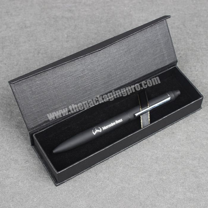 High Quality Luxury Matt Lamination Cardboard Magnetic Closure Gift Packaging Boxes for Pen Packing