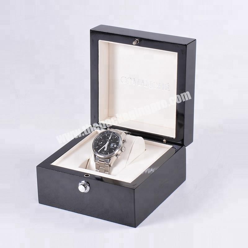 Oem Custom Made Single Gift Packaging Storage Luxury Wooden Watch Box