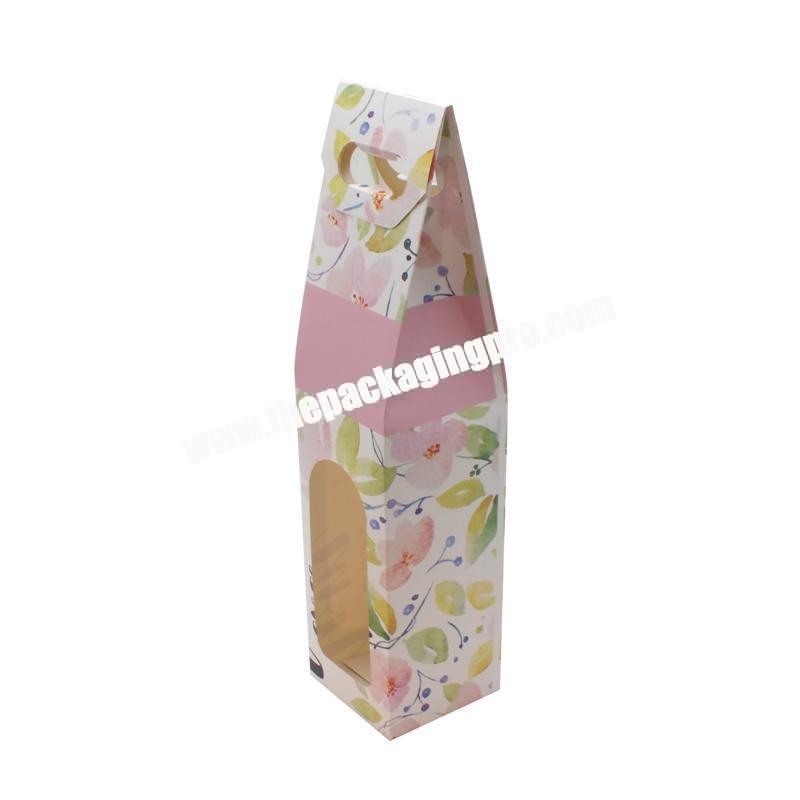 Flower Packaging Merchandising Display Coated Paper Eco Friendly Container For Cracker Gift Box