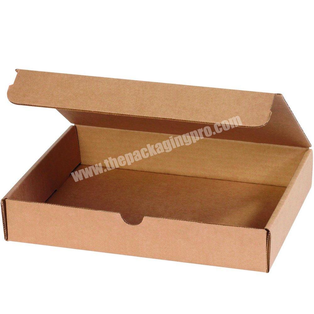 Wholesale discount eco friendly cardboard no printing luxury kraft corrugated shipping packing mailer boxes with custom logo