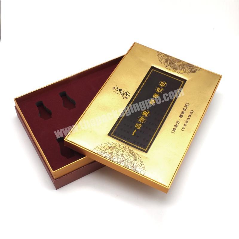 Hot selling box Gift box with lid Chocolate box with gilding
