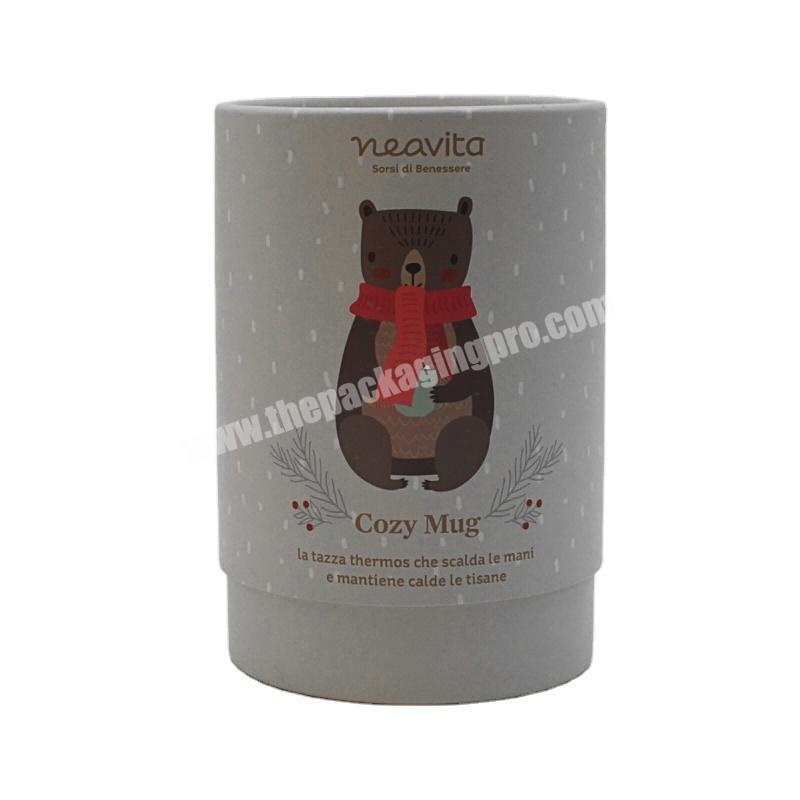 High end  tube paper packaging china supplier  printed paper cardboard cylinder tube box