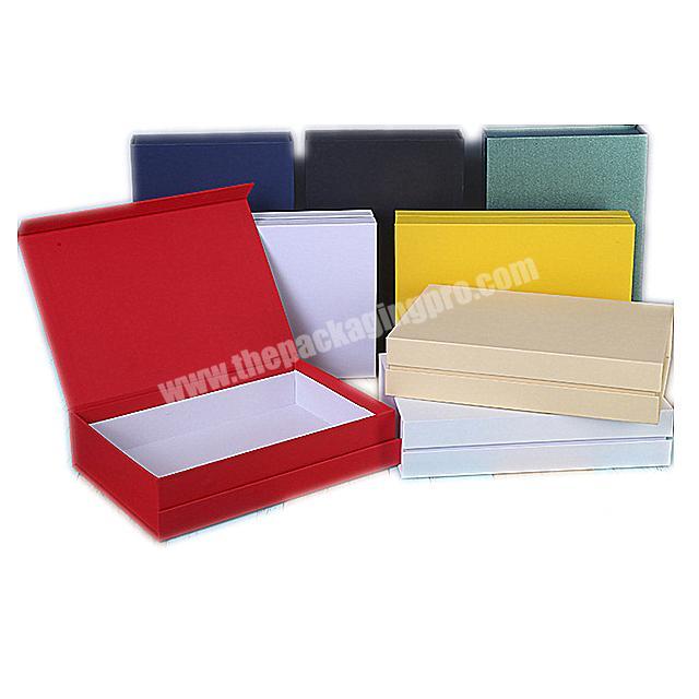 Recycled Good Price Fashion Luxury Foldable Cardboard Colorful Magnetic Gift Box