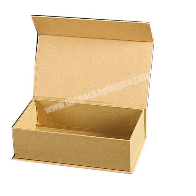 China Supplier Wholesale customized foldable recycled kraft magnetic gift box
