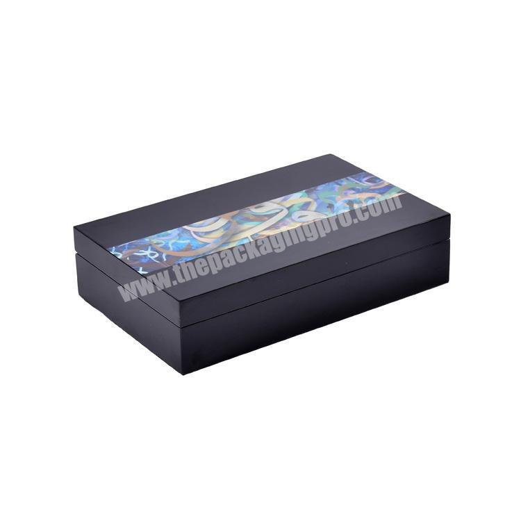 Piano Lacquer Finish Luxury Mid-est Wooden Date Gift Box In Stock For Ramadan