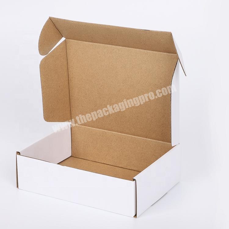 Eco Friendly Packaging Custom Single-Color Printing Recycled Carton Box Brown Kraft Mailer Box