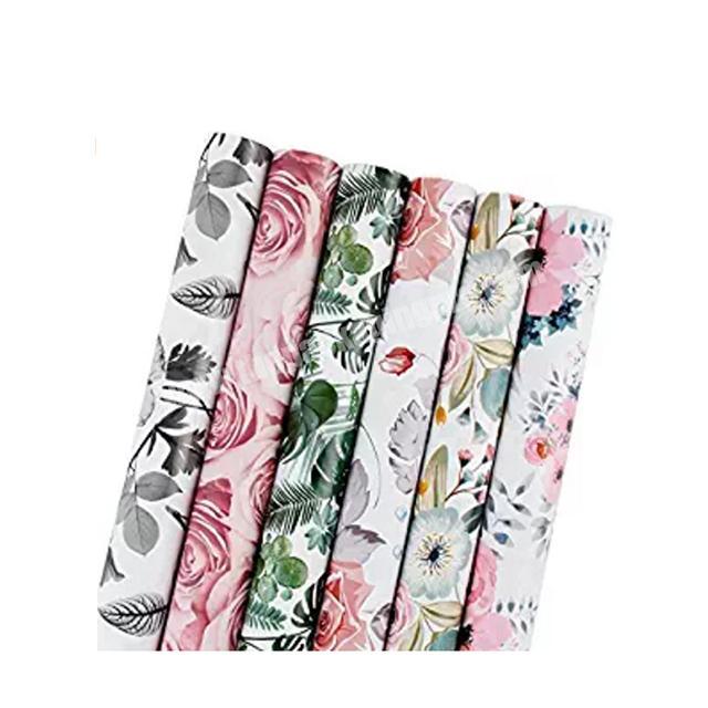 High-end luxury tissue wrapping paper Customized printed packing gift  paper wrapping tissue Recycled tissue paper wrapping
