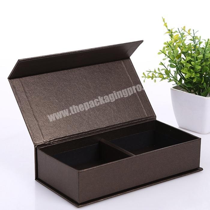 Wholesale Flip Top Paperboard Magnetic Gift Box Eco-friendly Tea Packaging Boxes with Customized Logo