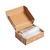 eco friendly corrugated cardboard makeup postal mailing box recycled paper custom cosmetic set shipping box