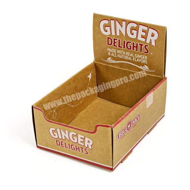 High quality cardboard display box customize Up to Date design  hanging hole display box