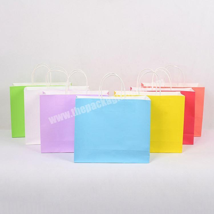 High Quality Wholesale Brown Kraft Paper Bags With Your Own Logo