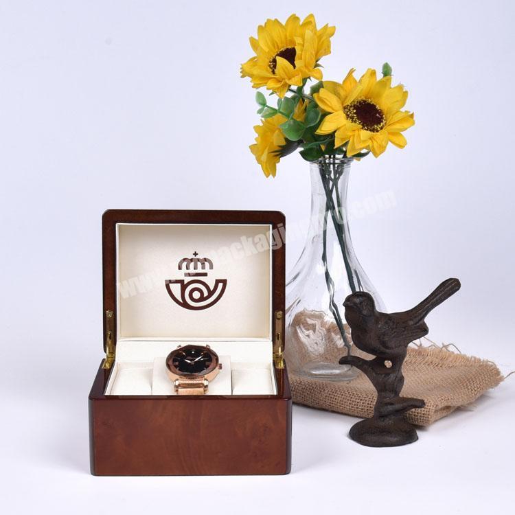Wholesale Custom Brown Matte Lacquer Packaging Box For Gift