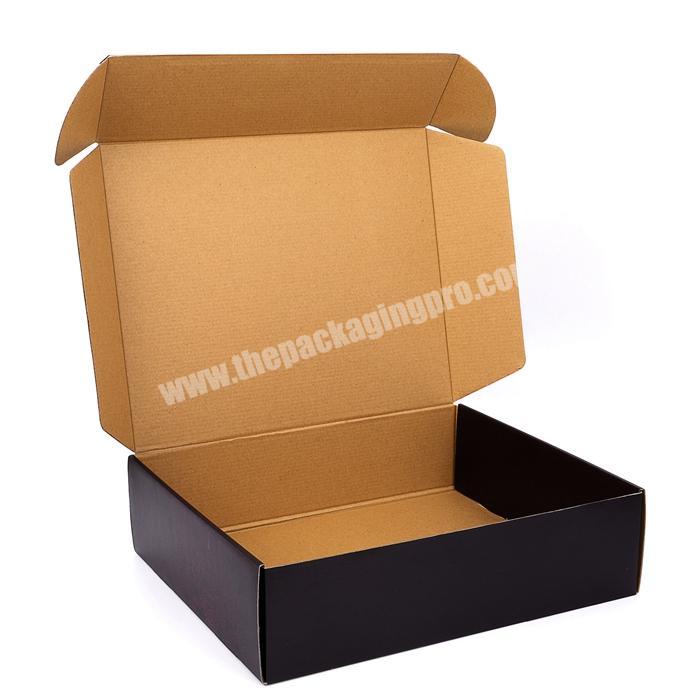 Eco-friendly Customized Shirt Packaging Box Corrugated Shipping Box Clothes Paper Easy Moving Box with Logo Printed