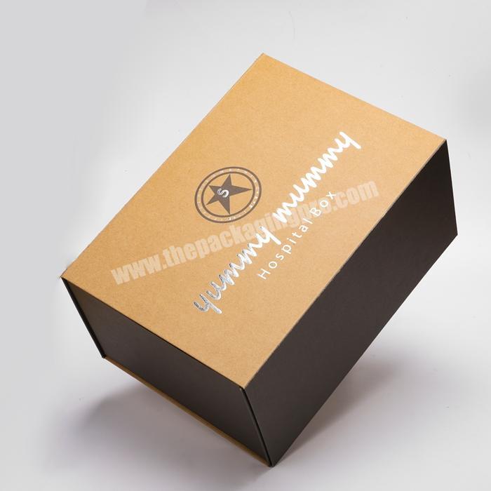 Hot sales custom logo luxury art paper cardboard magnetic closure flip gift packaging box