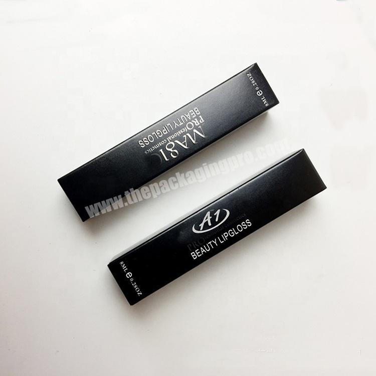 OEM Black Lipstick Paper Lip Balm Packaging Box