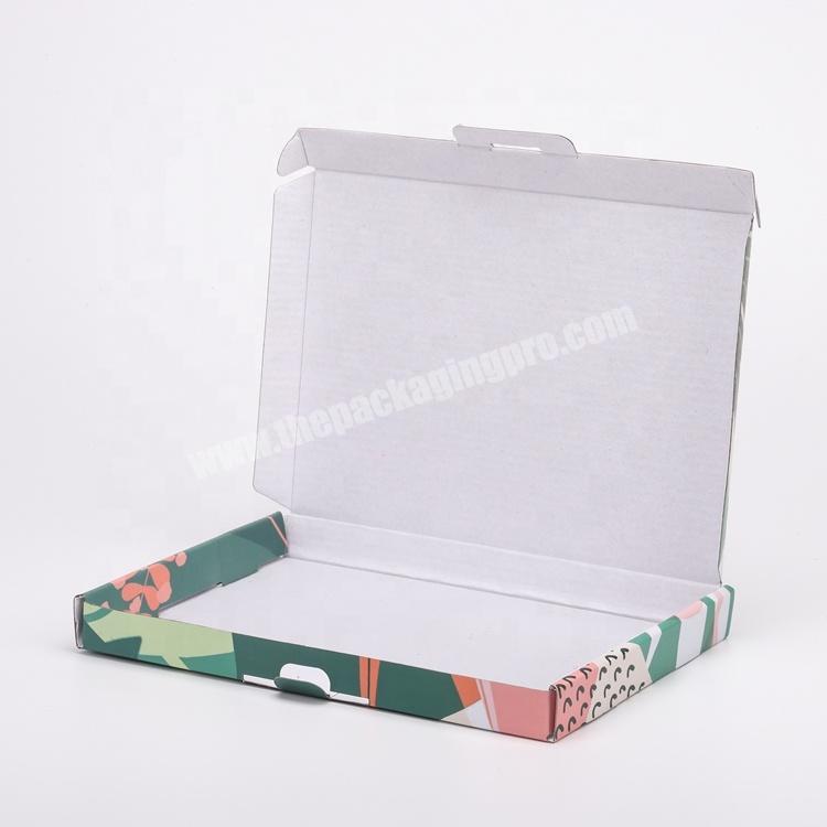 Wholesale Custom 4 Colors Printing Mailer box Corrugated Cardboard Small Shipping carton Foldable E Flute Corrugated Box