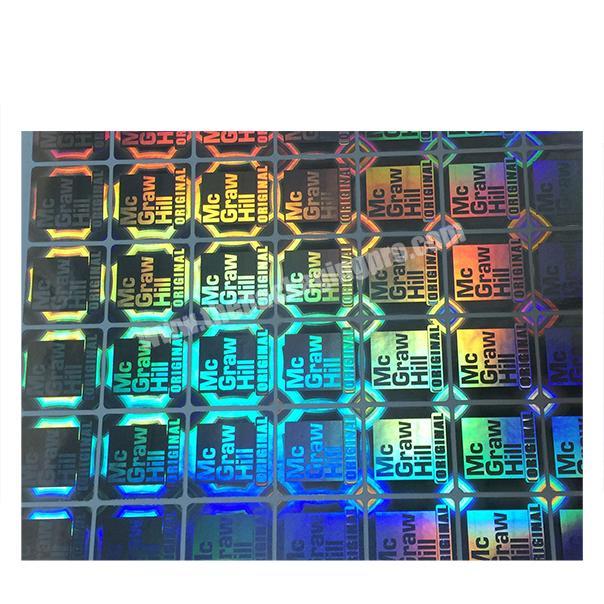 Sell well hologram sticker label factory price label sticker hologram latest hologram foil sticker