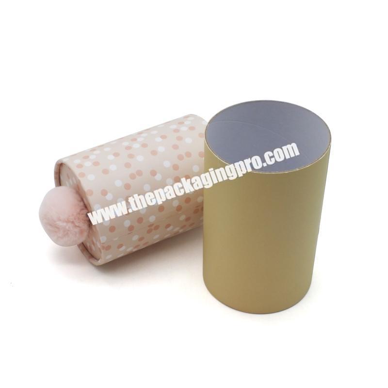 Recycled Food E-liquid Promotion Custom Empty Cosmetic Coffee Coated Round Cardboard Paper Tube Box