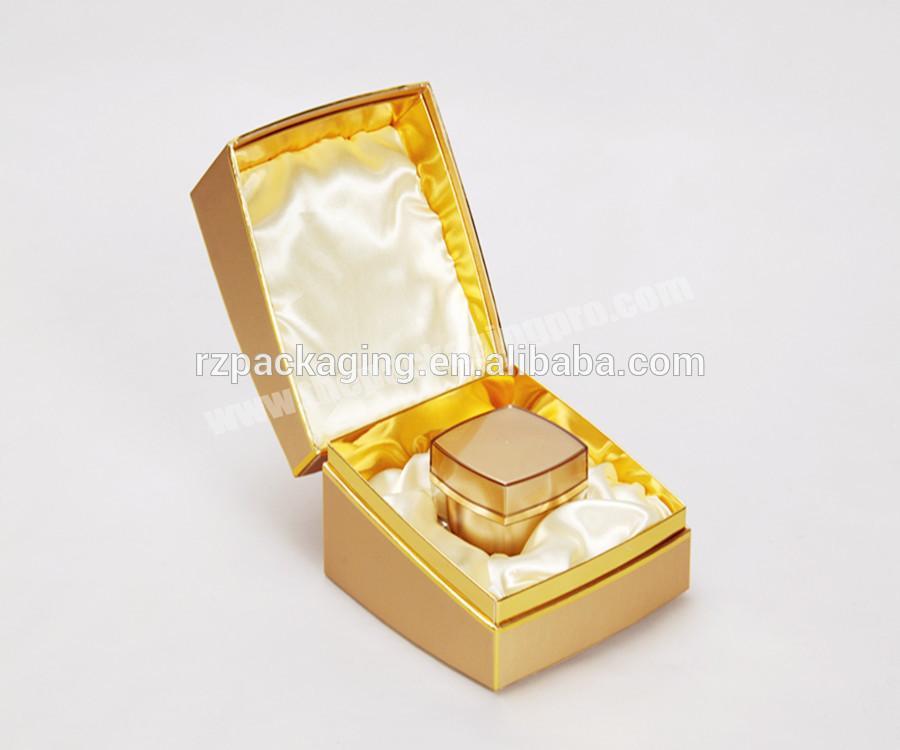 Dubai luxury signature Perfume box essential oil folding box body care cream lotion packaging gold foil fancy paper box