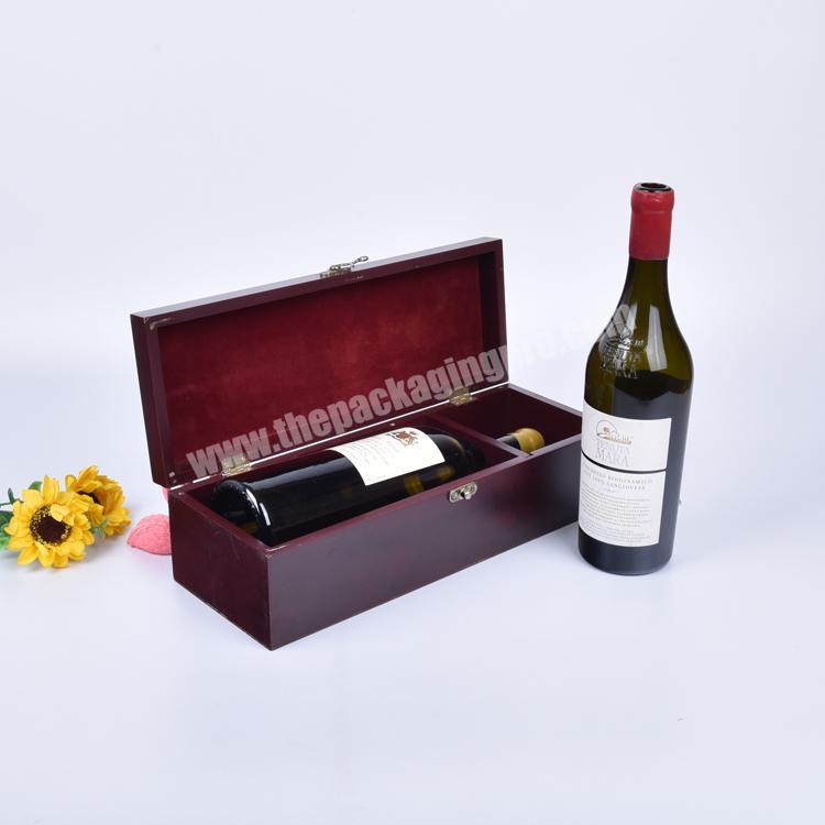 High Quality Cheap Wooden Wine Bottle Boxes For Gift