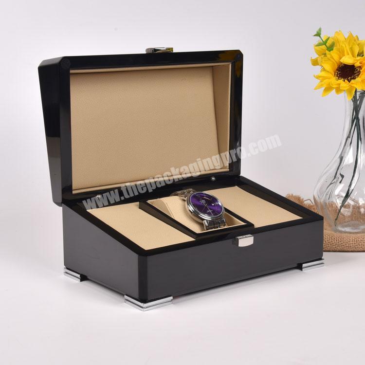 In Stock Wholesale Customize Logo Wood Wrist Warch Packaging Box