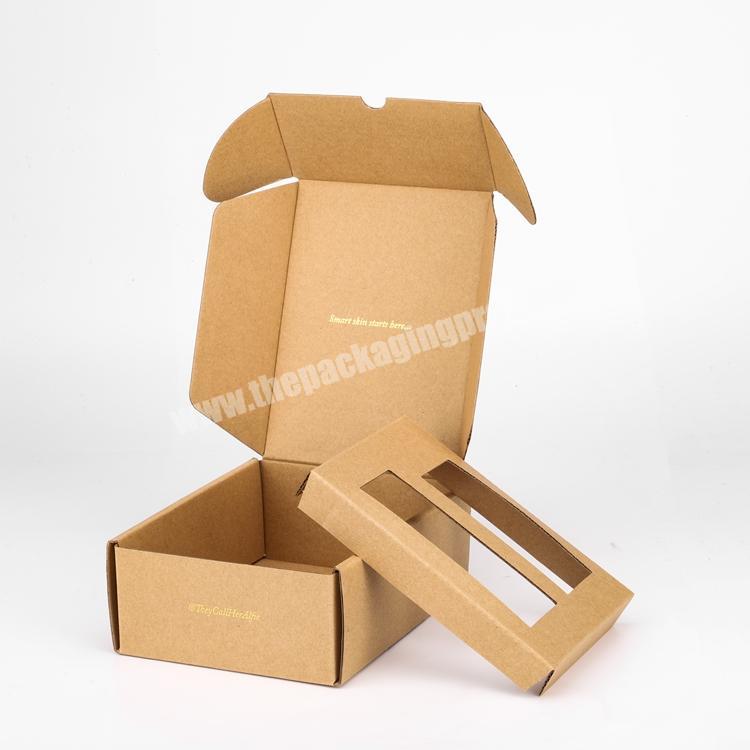 Brown Strong Cardboard Large Postal Mailing Box Custom Recycled Corrugated Paper Mailer Retail Packing Shipping Boxes
