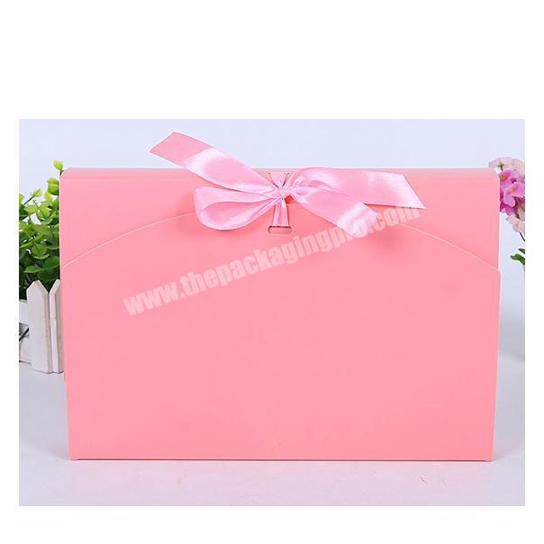 Custom pink color Boxes For Clothes gift box Packaging