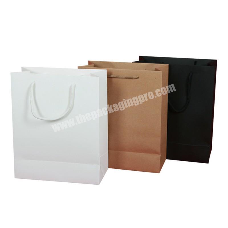 Wholesale custom printed paper gift shopping bag with logo print