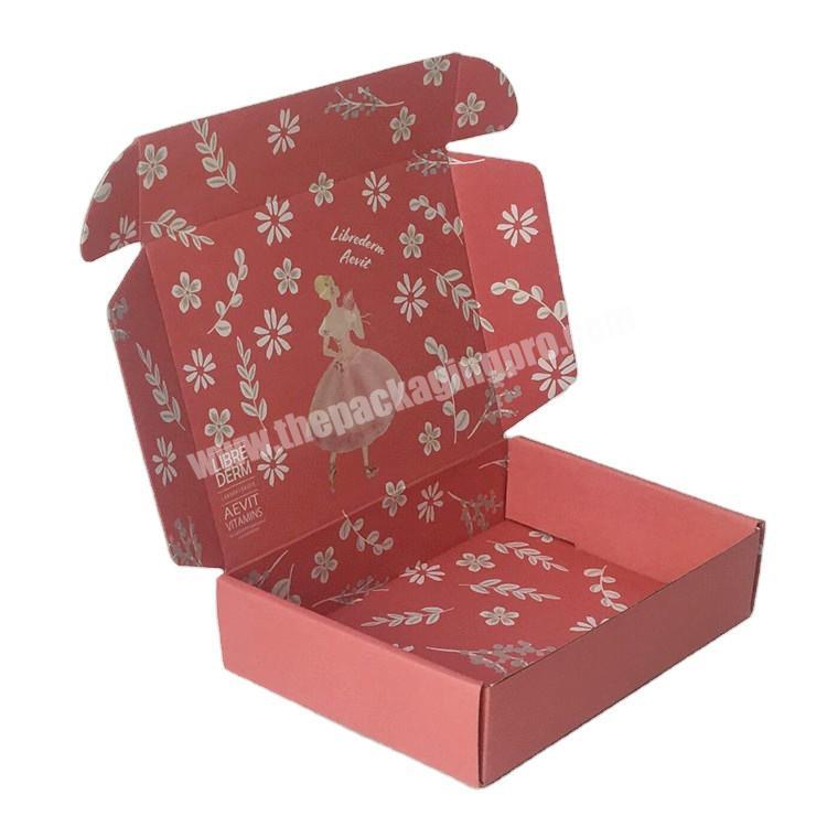 Eco Friendly Packaging Custom Shipping Box Clothes Corrugated Paper Box Apparel Subscription Mailing Box