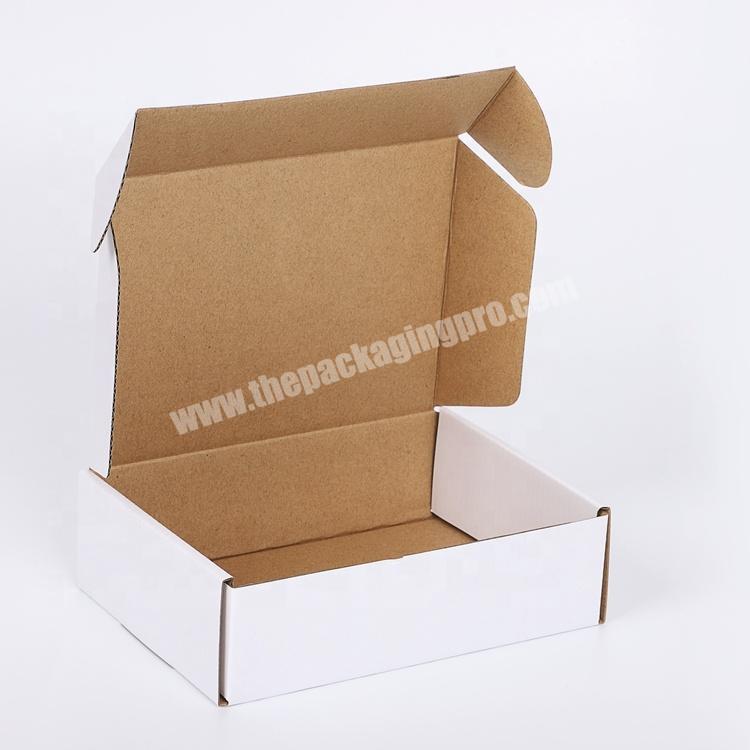 E-Flute Corrugated Cardboard Mailer Custom Single-Color Printing Box Mailer Amazon Corrugated Packaging Boxes