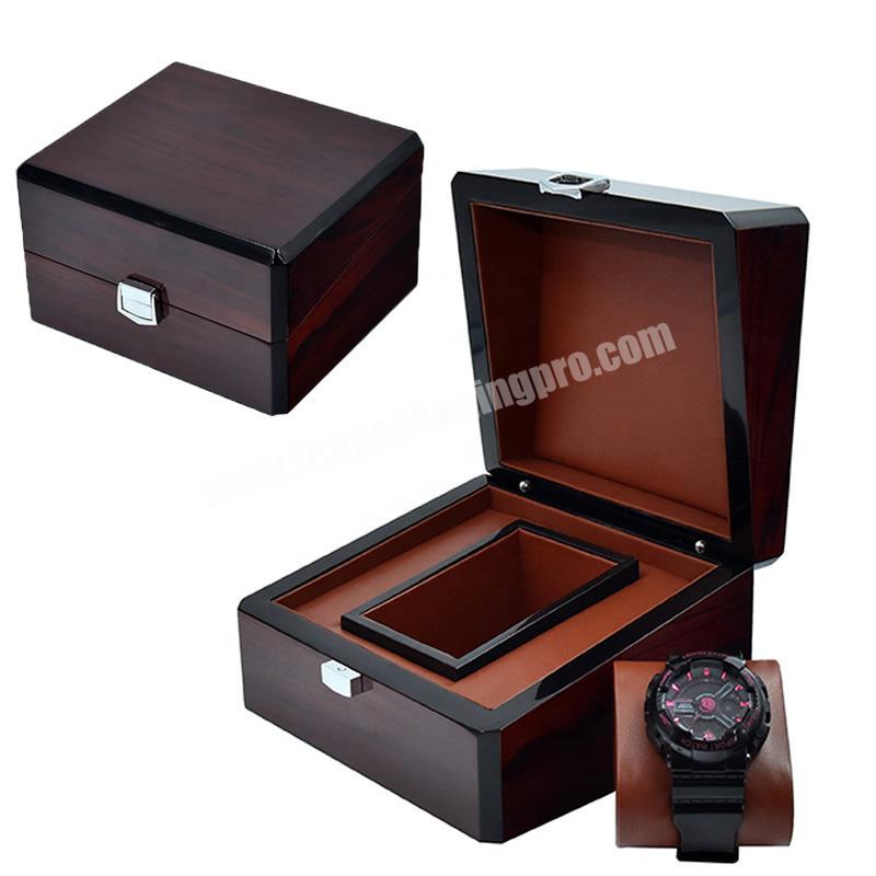 Custom Logo Available Storage Wooden Watch Packaging Box