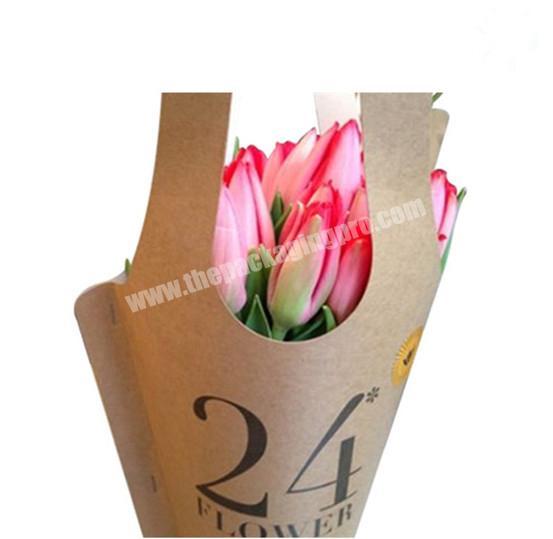 Custom Logo Portable Oval Paper Flower Box Florist Bouquet Box Packaging Rose Florist box
