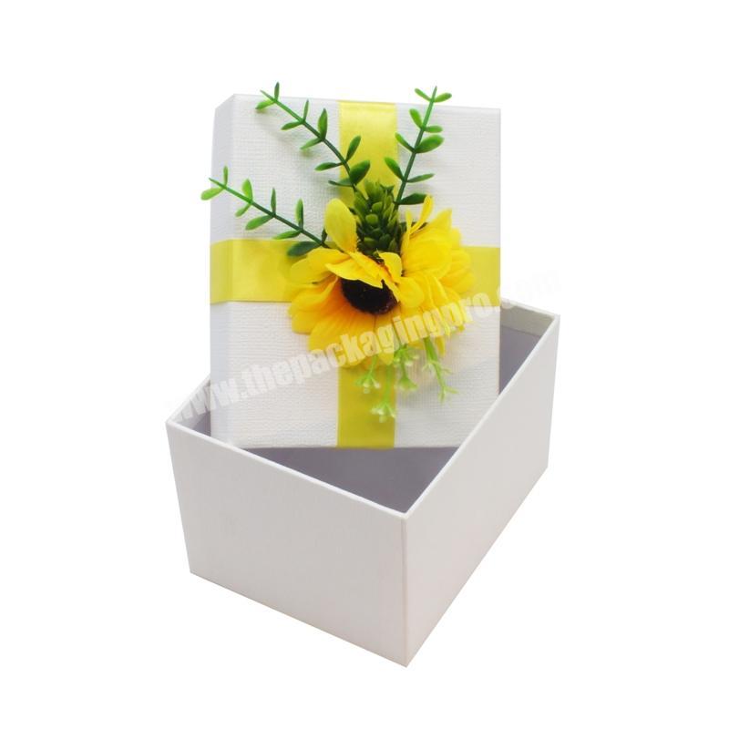 High Quality Logo Printed Preserved Rose Packing Packaging Matte Custom Luxury Paper Flower Box