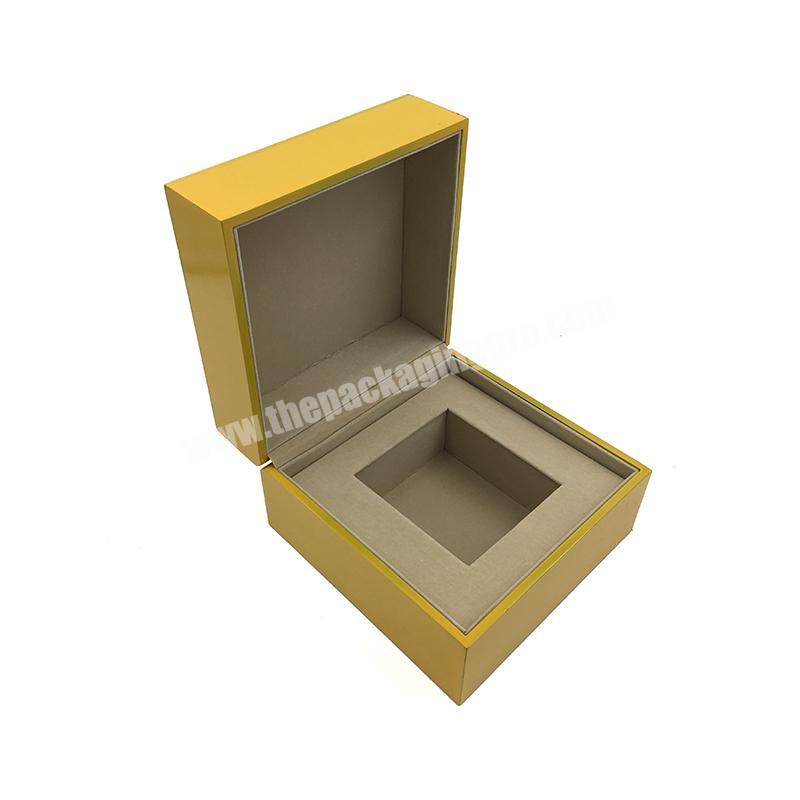 High Quality Colorful Single Watch MDF Wooden Box Custom Packaging Storage Box For Girlfriend