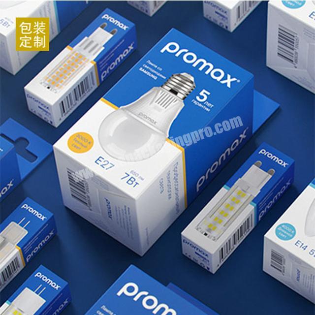 Få kontrol Ambitiøs emne custom design Professional made paper Retail led light bulb box packaging
