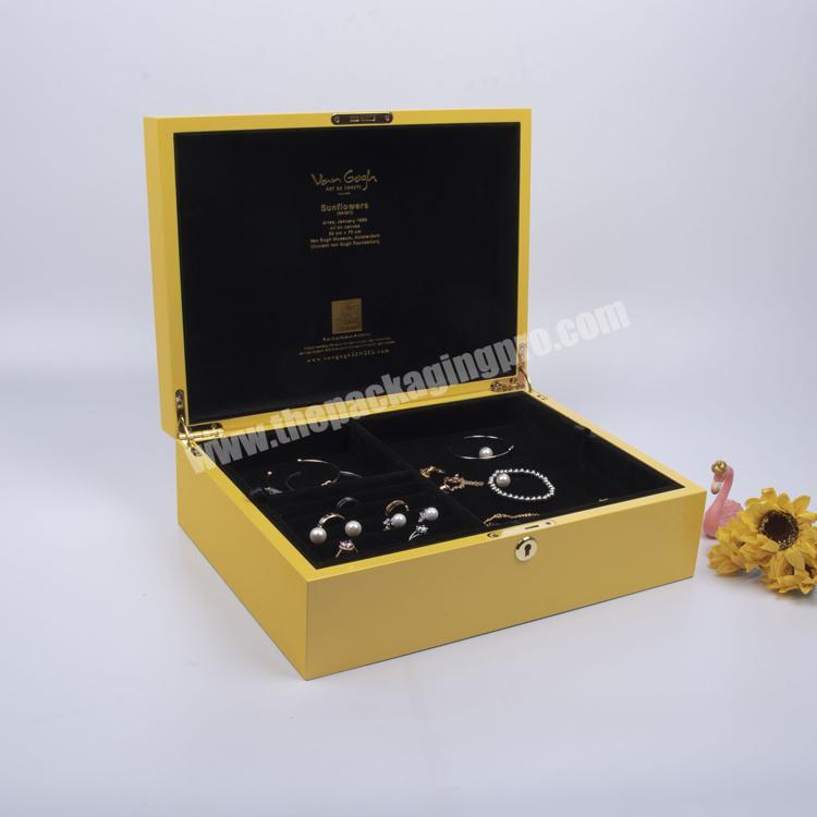 Customized Logo Large Jewelry Storage Packaging Box Jewelry Set Organizer Case