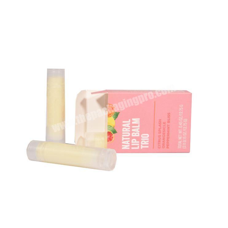 Luxury Small Empty Custom Logo Pink Lipstick Set Packaging Box