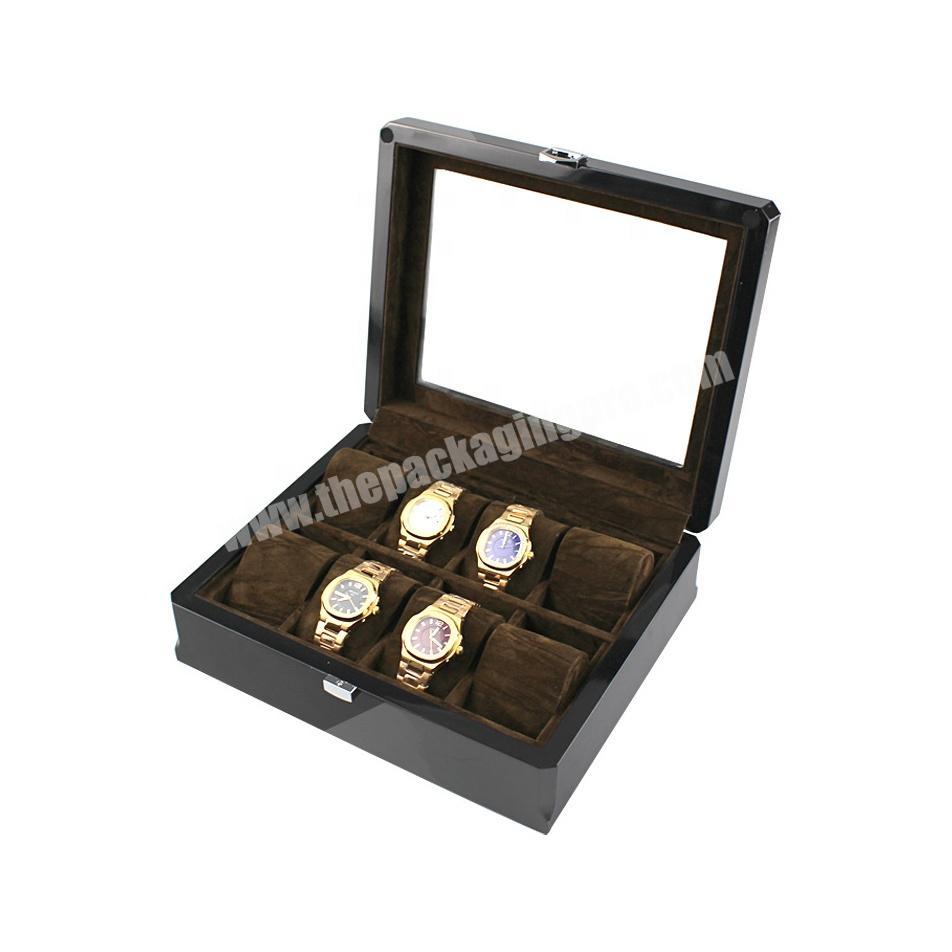 Professional watches organizer storage case Luxury wooden watch box