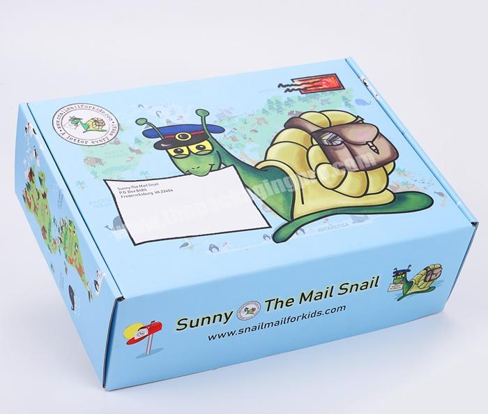 Factory Supply Custom Logo Printed Corrugated Empty Carton Box Kids Doll Plush Robot Toy OEM Paperboard Gift Shipping Packaging