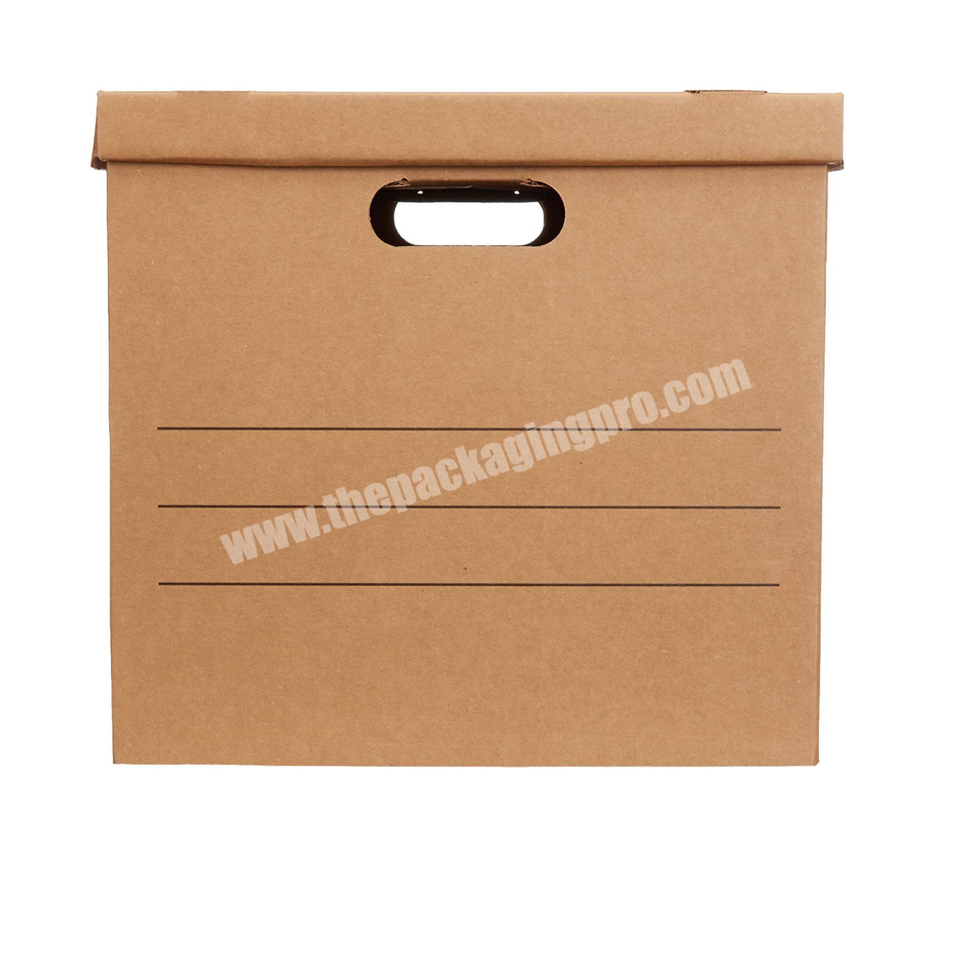 Eco Friendly Small MOQ Shoe Brown Corrugated carton courier delivery Moving shipping Mailer Paper Packaging Boxes Wholesale