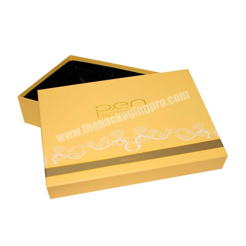 2020 Customize Yellow Color Oils Packaging Box