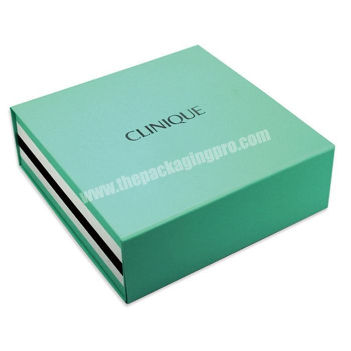 Wholesale Customized Skin Care Products Paperboard Packaging Recycled Cardboard Collapsible Gift Boxes