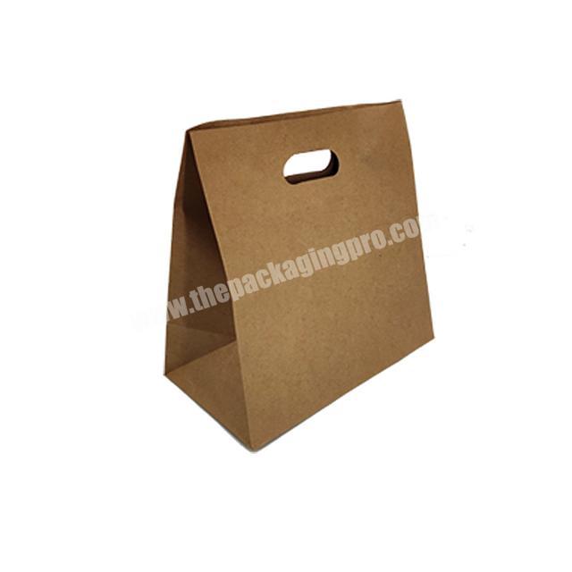 Famous OEM accepted customized recycled waterproof  kraft brown paper bag  for food