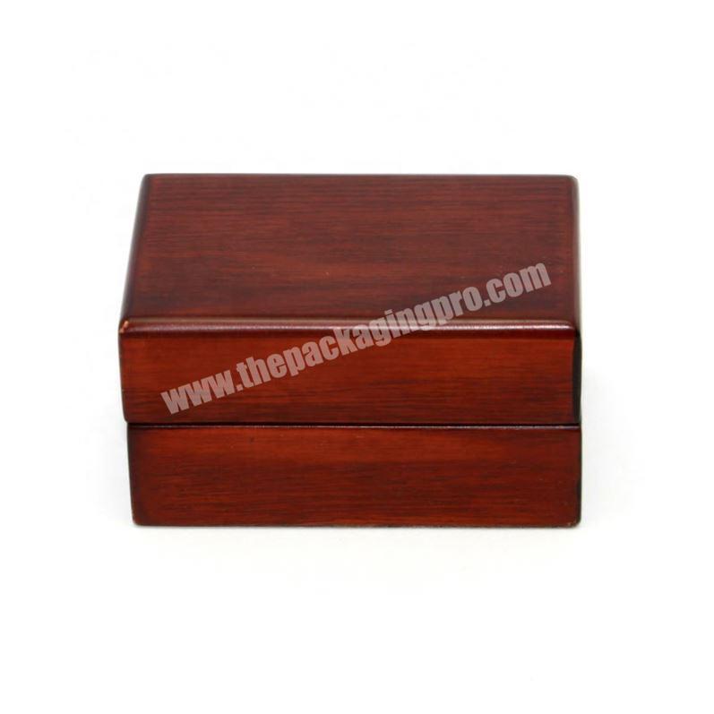 Custom Brown Glossy Lacquer Wooden Jewelry Cigar Box