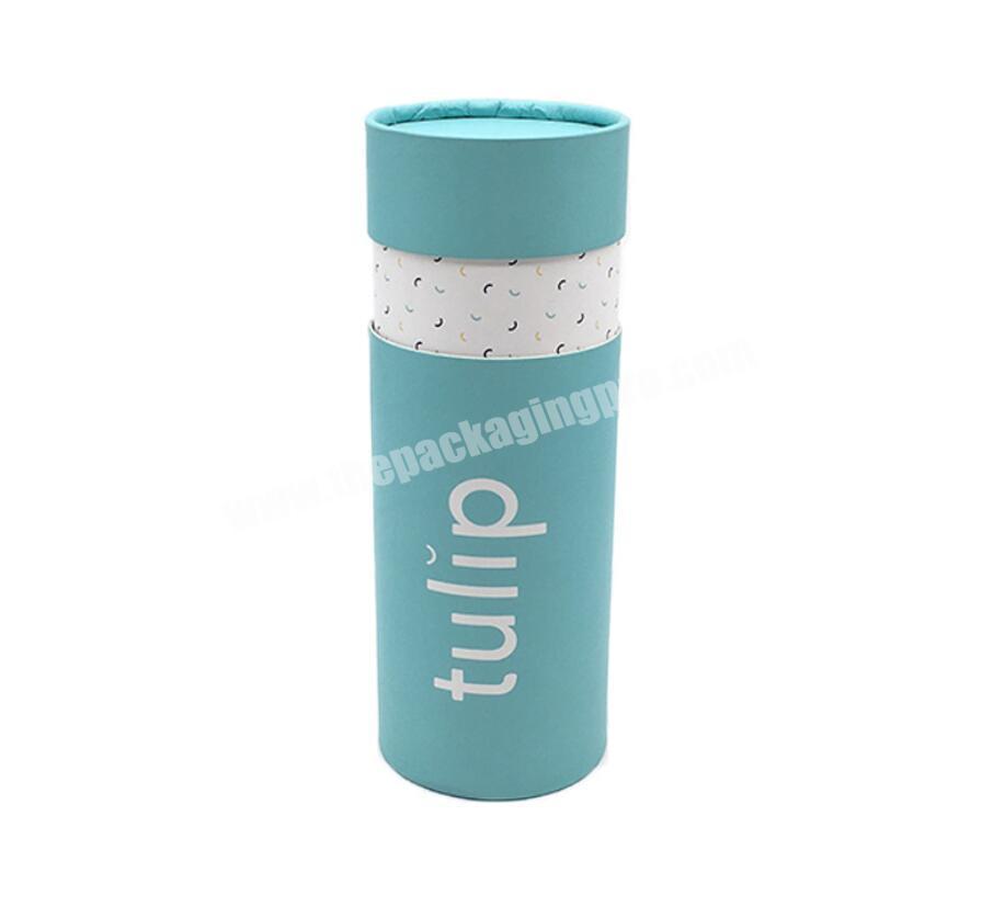luxury cardboard custom small cylinder round tube vape pen gift box for vape juice packaging