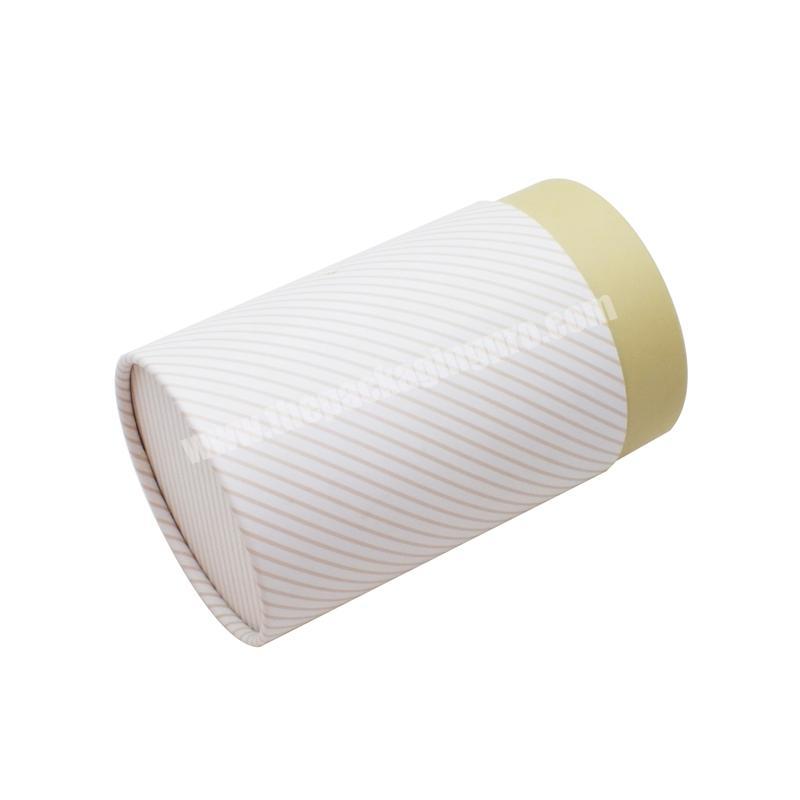 Clear Cardboard Gift Eco Friendly Donut Wholesaling Custom Paper Tube White Cylinder Packaging Box