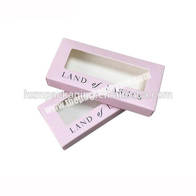 Latest pink cute eyelashes packaging box  luxury eyelash packaging box Free design customize magnetic eyelash box