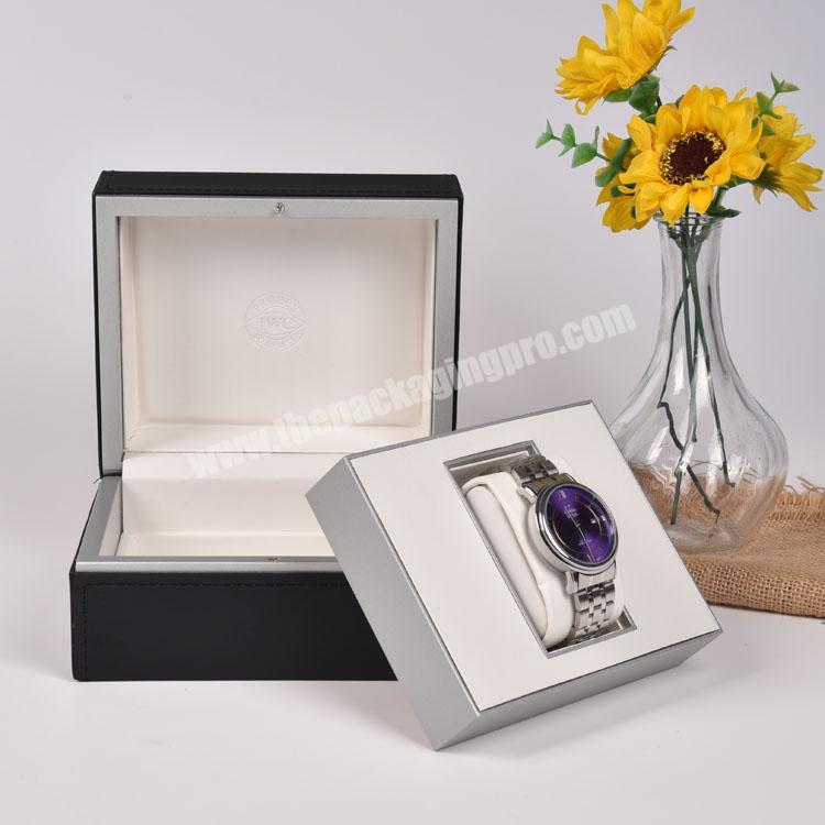 In Stock Luxury Premium PU Leather and Wood Watch Packaging Box